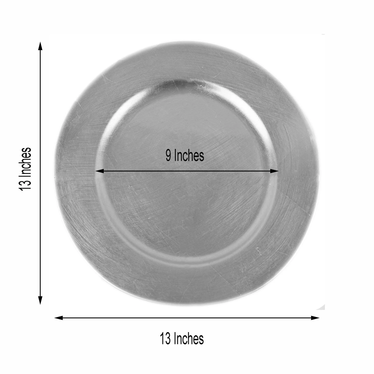 6 Pack Round Acrylic Plastic Charger Plates, Dinner Table Decor 13" 5 6 Pack Round Acrylic Plastic Charger Plates, Dinner Table Decor 13" - Image 5