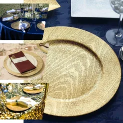6 Pack Embossed Wood Grain Round Acrylic Charger Plates, Boho Chic Table Decor 13" 19 6 Pack Embossed Wood Grain Round Acrylic Charger Plates, Boho Chic Table Decor 13" -Home Decor Promotional Store CHRG 1303 EBC1.progressive 19e9ee77 8b7a 4a4e 9e5b 9219b36f3725