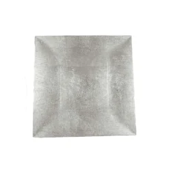 6 Pack Square Embossed Wood Grain Acrylic Charger Plates, Boho Chic Table Decor 12" -Home Decor Promotional Store CHRG 1304 SILV 99.progressive 8bd7d7f0 881a 4482 b8eb 8cc136083319