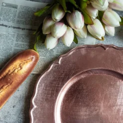 6 Pack Scalloped Edge Hard Acrylic Charger Plates 13" 30 6 Pack Scalloped Edge Hard Acrylic Charger Plates 13" -Home Decor Promotional Store CHRG 1308 046 D03