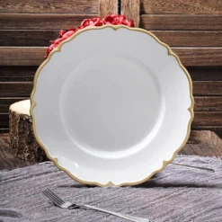 6 Pack Scalloped Edge Hard Acrylic Charger Plates 13" 23 6 Pack Scalloped Edge Hard Acrylic Charger Plates 13" -Home Decor Promotional Store CHRG 1308 WHTGD D03.progressive 6ac0a4a9 26d2 416e a093 6be740160306