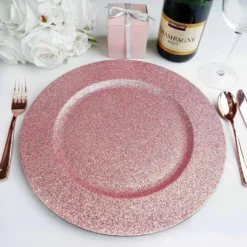 6 Pack Glitter Acrylic Plastic Round Charger Plates 13" -Home Decor Promotional Store CHRG 1309 046 01 00ddb6cb aa9c 4042 a1f3 5411339844be