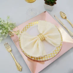 6 Pack Metallic Square Rim Acrylic Charger Plates, Modern/Glam Table Decor 12" 25 6 Pack Metallic Square Rim Acrylic Charger Plates, Modern/Glam Table Decor 12" -Home Decor Promotional Store CHRG 1350 046 D05.progressive 084d9ac9 ee15 43b3 b9f5 e834500f2400