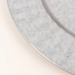 4 Pack Silver Galvanized Metal Charger Plates With Ruffled Rim 13" 16 4 Pack Silver Galvanized Metal Charger Plates With Ruffled Rim 13" -Home Decor Promotional Store CHRG MET0001 SILV D08 81001f4d 336e 431a 871e 10cd360da6a4