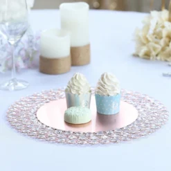 Wired Metal Acrylic Crystal Beaded Charger Plate 14" -Home Decor Promotional Store CHRG MET0002 14 054 D16.progressive 66a7607b 7ba4 4224 b663 b460daa1d42a