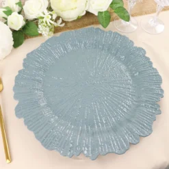 6 Pack Round Reef Acrylic Plastic Charger Plates, Dinner Charger Plates 13" 32 6 Pack Round Reef Acrylic Plastic Charger Plates, Dinner Charger Plates 13" -Home Decor Promotional Store CHRG PLST0001 086 D06