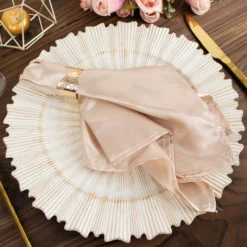 6 Pack Sunray Acrylic Plastic Serving Plates, Round Scalloped Rim Disposable Charger Plates 13" -Home Decor Promotional Store CHRG PLST0009 ANTQ D08 852277ef 8617 4b1b 8929 baff6e4c74ef