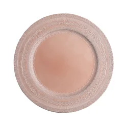 6 Pack Rustic Lace Embossed Acrylic Plastic Charger Plates 13" 34 6 Pack Rustic Lace Embossed Acrylic Plastic Charger Plates 13" -Home Decor Promotional Store CHRG PLST0013 RG 99