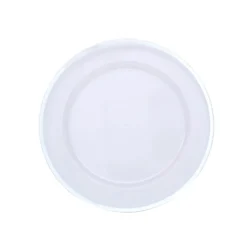 10 Pack Clear Heavy Duty Plastic Serving Trays, Disposable Charger Plates Tableware 12" -Home Decor Promotional Store CHRG PLST0016 12 CLSV 99