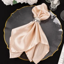 6 Pack Clear Plastic Sunflower Charger Plates With Gold Scalloped Rim, 13" Decorative Serving Plates -Home Decor Promotional Store CHRG PLST0032 CLGD D05