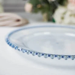 6 Pack Acrylic Plastic Beaded Rim Charger Plates 12" -Home Decor Promotional Store CHRG PLST4239 BLUE D02.progressive 98f9a88d 75fe 48d0 b876 80c669b9c3c7
