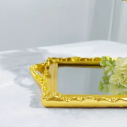 Metallic Resin Decorative Vanity Serving Tray, Rectangle Mirrored Tray - 15"x10" 29 Metallic Resin Decorative Vanity Serving Tray, Rectangle Mirrored Tray - 15"x10" -Home Decor Promotional Store CHRG TRAY011 16 GOLD D04.progressive 53e9fe53 b293 44f0 9b35 49c2cb353755