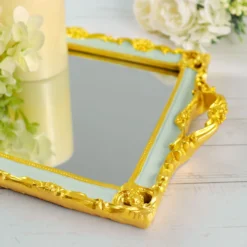 Metallic Resin Decorative Vanity Serving Tray, Rectangle Mirrored Tray - 15"x10" 33 Metallic Resin Decorative Vanity Serving Tray, Rectangle Mirrored Tray - 15"x10" -Home Decor Promotional Store CHRG TRAY011 16 MINT D01.progressive 2ba61431 06b3 40d9 8843 d2a00bbb11b7