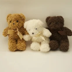 Set Of 3 Cute Plush Stuffed Teddy Bears Centerpiece Decor, Soft Toy Animals Party Decorations - Dark Brown,Ivory,Natural 7" 15 Set Of 3 Cute Plush Stuffed Teddy Bears Centerpiece Decor, Soft Toy Animals Party Decorations - Dark Brown,Ivory,Natural 7" -Home Decor Promotional Store DECO BEAR01 SET 99