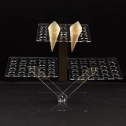 Clear 3-Tier Acrylic 72-Slot Mini Cupcake Display Stand, Foldable Plastic Shot Glass Ice Cream Cone Tray 18" Tall 19 Clear 3-Tier Acrylic 72-Slot Mini Cupcake Display Stand, Foldable Plastic Shot Glass Ice Cream Cone Tray 18" Tall -Home Decor Promotional Store DSP TR0007 72 CLR D05