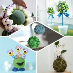 Green DIY Flower Arrangements Craft Foam Ball, Smooth Floral Foam Ball 8" -Home Decor Promotional Store FOAM ARTI BALL01 8 EBC2.progressive 0dd39326 2e7a 49c3 8e86 ee7a7d1d672f