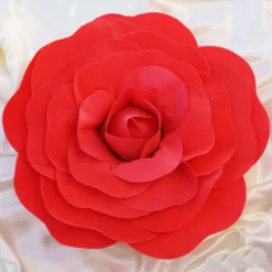2 Pack Large Real Touch Artificial Foam DIY Craft Roses 20" -Home Decor Promotional Store FOAM FLO001 20 RED 01