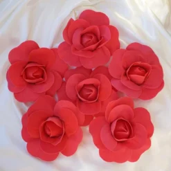6 Pack Real Touch Artificial Foam DIY Craft Roses 8" -Home Decor Promotional Store FOAM FLO001 8 RED D01 efd9d582 d327 470b 98c0 8b4eba52cdb5