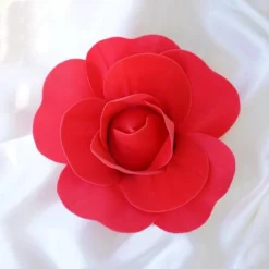 6 Pack Real Touch Artificial Foam DIY Craft Roses 8"