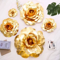 6 Pack Real Touch Artificial Foam DIY Craft Roses 8" -Home Decor Promotional Store FOAM FLO001 GOLD D10 12986164 58ec 4e0c 8e52 791f9315d78c