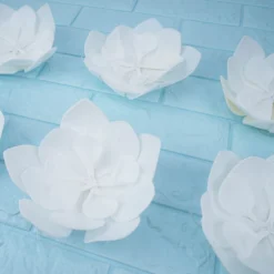 6 Pack Daisy Large Foam Flowers Wall Backdrop Decoration 8" -Home Decor Promotional Store FOAM FLO003 08 WHT 02 scaled