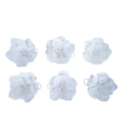 6 Pack Daisy Large Foam Flowers Wall Backdrop Decoration 8" -Home Decor Promotional Store FOAM FLO003 08 WHT D01