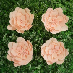 4 Pack Real-Like Soft Foam Craft Daisy Flower Heads 12" -Home Decor Promotional Store FOAM FLO003 12 046 01