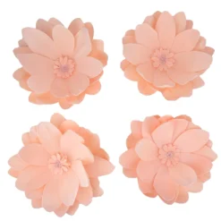 4 Pack Life-Like Soft Foam Craft Dahlia Flower Heads 16" -Home Decor Promotional Store FOAM FLO004 16 046 D01
