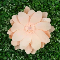 4 Pack Life-Like Soft Foam Craft Dahlia Flower Heads 16" -Home Decor Promotional Store FOAM FLO004 16 046 01