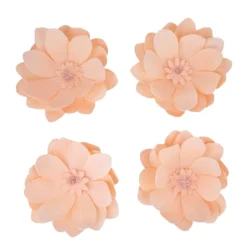 4 Pack Life-Like Soft Foam Craft Dahlia Flower Heads 16" -Home Decor Promotional Store FOAM FLO004 16 PARENT 3