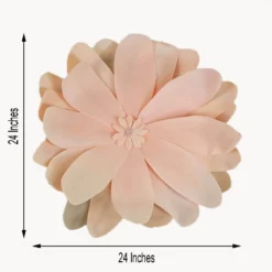 2 Pack Life-Like Soft Foam Craft Dahlia Flower Heads 24" -Home Decor Promotional Store FOAM FLO004 24 046 98