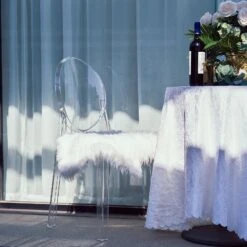 Clear Acrylic Banquet Ghost Chair With Oval Back, Transparent Armless Accent Chair 21 Clear Acrylic Banquet Ghost Chair With Oval Back, Transparent Armless Accent Chair -Home Decor Promotional Store FURN BANQ02 CLR D10.progressive 7019649f 0e47 4f2c 91b1 2b9163c32bfd