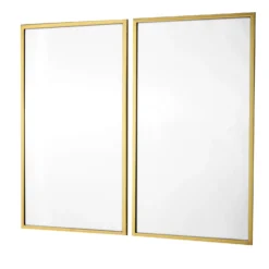 Gold Metal 2-Tier Bar Cart Mirror Serving Tray Kitchen Trolley, Round Teacart Island Cart 2.5ft Tall -Home Decor Promotional Store FURN CART 001 GOLD D11.progressive 07334cb5 4551 48a7 8541 ff1e7b48aa7a