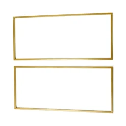 Gold Metal 2-Tier Bar Cart Wine Rack With Wooden Serving Trays, Kitchen Trolley With 5 Wine Bottles & 2 Wine Glass Holder Rack 3ft -Home Decor Promotional Store FURN CART 003 GOLD D12.progressive 98e86d4d eb38 49fa 9d82 e79f17bddd6c