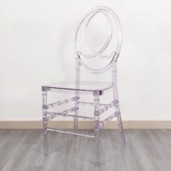 Stackable Clear Acrylic Phoenix Chiavari Ghost Chair, Transparent Resin Armless Oval Back Chair -Home Decor Promotional Store FURN CHIV03 CLR D06 422c6f1d 1328 4ec9 be32 3cd0176ca67d