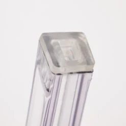 4 Pack Stackable Clear Acrylic Ghost Banquet Chairs With Oval Back, Fully Assembled Armless Accent Chairs -Home Decor Promotional Store FURN CHIV04 CLR CASE D11