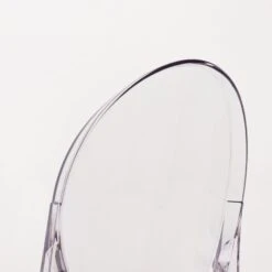 4 Pack Stackable Clear Acrylic Ghost Banquet Chairs With Oval Back, Fully Assembled Armless Accent Chairs -Home Decor Promotional Store FURN CHIV04 CLR CASE D13