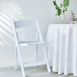 White Folding Chair With Vinyl Padded Seat - Home Event Chairs 20 White Folding Chair With Vinyl Padded Seat - Home Event Chairs -Home Decor Promotional Store FURN FOLD01 WHT 01 1024x1024 320b45d8 868a 4cee a8ed cb8ce05844d3