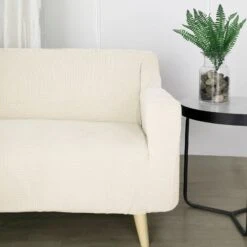 Easy Fit Stretch Sofa Slipcover, 1-Piece Loveseat Couch Cover Furniture Protector, Spandex Jacquard Fabric With Elastic Bottom -Home Decor Promotional Store FURN SOFA JAC 2 IVR D04.progressive eb87c070 12f6 4f84 ae73 4a4aaf4ddbdf