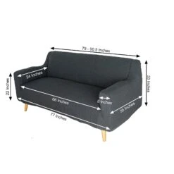 Easy Fit Stretch Sofa Slipcover 1-Piece 3 Seater Couch Cover Furniture Protector, Spandex Jacquard Fabric With Elastic Bottom -Home Decor Promotional Store FURN SOFA JAC 3 044 98.progressive 49b9e549 a9a6 44ae 943f dfb4448e88c7