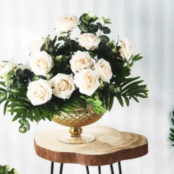 18" Live Edge Round Rustic Wood End Table, Farmhouse 3 Leg Side Table -Home Decor Promotional Store FURN WOD TAB001 D06