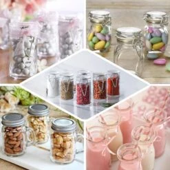 12 Pack 4 Oz Home Accent Clear Rustic Mason Jars With Handles -Home Decor Promotional Store GLAS JAR01 EBC2 grande.progressive 3d3f7999 6418 48a8 8dbb 74b9d76ab16b