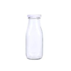 12 Pack 11 Oz Clear Glass Favor Milk Bottles With Lids -Home Decor Promotional Store GLAS JAR06 CLR D01 e8d9a69a 7a56 454f b1e3 5b2e9439af25