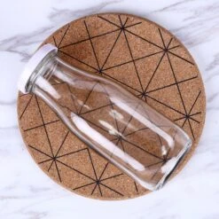 12 Pack 11 Oz Clear Glass Favor Milk Bottles With Lids -Home Decor Promotional Store GLAS JAR06 CLR D02