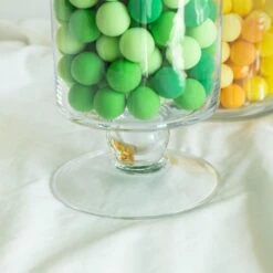 Set Of 3 Glass Apothecary Candy Jars With Lids - 9"/13"/14" 28 Set Of 3 Glass Apothecary Candy Jars With Lids - 9"/13"/14" -Home Decor Promotional Store GLAS JAR11 CLR D14