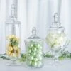 Set Of 3 Glass Apothecary Candy Jars With Lids - 9"/13"/14"