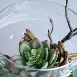 Set Of 3 Glass Apothecary Candy Jars With Lids - 10"/12"/14" -Home Decor Promotional Store GLAS JAR12 CLR D03