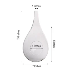 15" Teardrop Hanging Glass Terrarium With Rope - Hanging Succulent Planter -Home Decor Promotional Store GLAS RND09 CLR 98 5a56ba85 faeb 4df8 9fe1 249c89d3777f