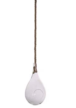15" Teardrop Hanging Glass Terrarium With Rope - Hanging Succulent Planter -Home Decor Promotional Store GLAS RND09 CLR D01.progressive 439c25ce cb0c 437e bb08 934464487643