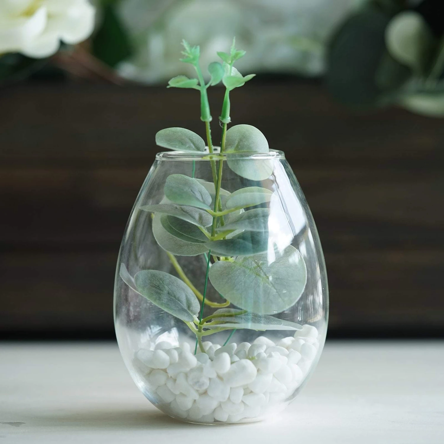 3 Pack - Egg Shaped Glass Wall Vase - Indoor Wall Mounted Planters - Hanging Terrariums 18 3 Pack - Egg Shaped Glass Wall Vase - Indoor Wall Mounted Planters - Hanging Terrariums - Image 18